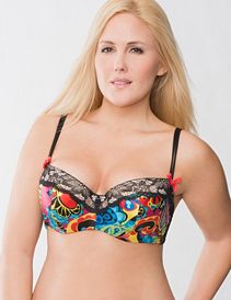 Picasso paisley bandeau bra by Cacique