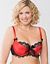 Scalloped lace scoop demi bra by Cacique