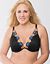 Floral embroidered plunge bra by Cacique