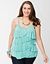 Studded layered cami