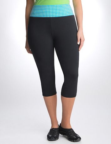 Plus Size Polka Dot Yoga Waist by Lane Bryant