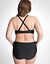Plus Size Cut out back one piece swimsuit by Cacique