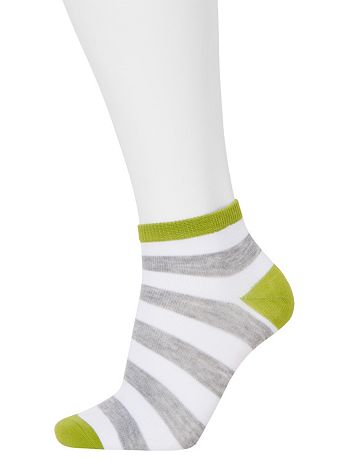 Rugby Stripe Low Cut Sock 3 Pack