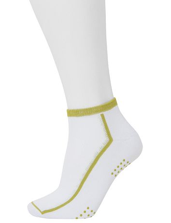 Colored ankle sport socks 3 pack by Lane Bryant