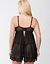 Sheer chiffon babydoll by Cacique