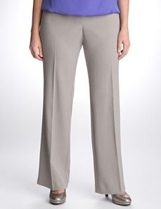 Plus Size Dashed Pinstripe Suit Pant