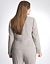 Plus Size Dashed Pinstripe Jacket
