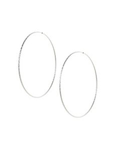Laser cut hoop earrings by Lane Bryant