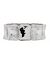 Hammered silvertone stretch bracelet by Lane Bryant