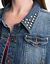 Plus Size Studded Denim Jacket