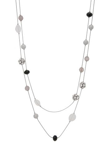 Nested fireball bead necklace by Lane Bryant