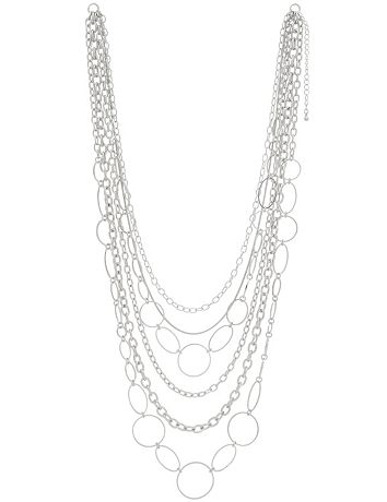 Multi chain nested necklace by Lane Bryant