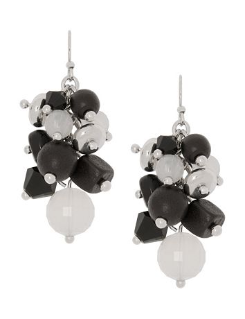 Beaded cluster earrings by Lane Bryant