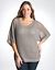 Metallic open stitch sweater
