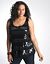 Plus Size Fringe and Sequin Tank Top