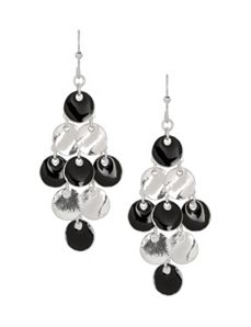 Enamel waterfall earrings by Lane Bryant