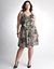 Full Figure Leopard Dress by DKNY JEANS