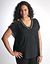 Plus Size Embellished Top by DKNY JEANS