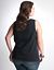 Full Figure Cowl Neck Top by DKNY JEANS