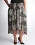 Leopard high low skirt by DKNY JEANS