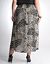 Leopard high low skirt by DKNY JEANS