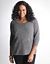 Asymmetric pieced pullover sweater by DKNY JEANS
