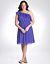 One shoulder ruffle dress by Lane Bryant