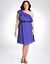 One shoulder ruffle dress by Lane Bryant