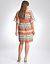 Plus Size Chevron Stripe Dress