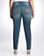 Plus Size Rhinestone Slim Fit Jean