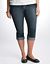 Full Figure Cuffed Denim Capri by Lane Bryant
