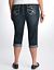 Full Figure Cuffed Denim Capri by Lane Bryant