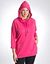 Plus size cowl neck hoodie tunic