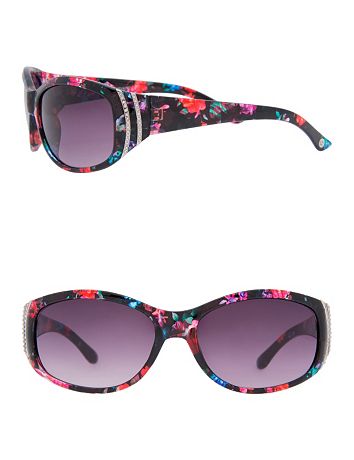 Floral Frame Sunglasses by Lane Bryant