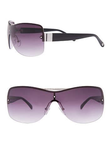 Rimless shield Sunglasses by Lane Bryant