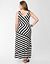 Full Figure Striped Maxi Dress by Lane Bryant