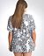 Foil animal print swim cover up