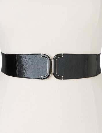 Curved stretch belt by Lane Bryant