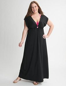 Strappy V swim cover up