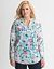 Floral popover blouse
