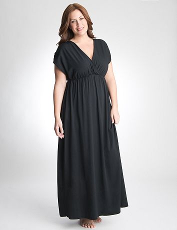 Plus Size Maxi Dress Swim Cover Up by Cacique