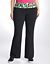 Active pant with geo print waistband