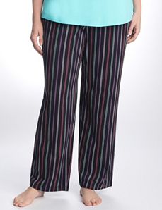 Dotted stripe sleep pant
