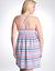 Striped knit chemise