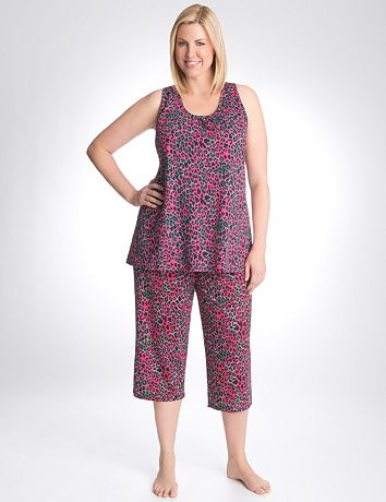 Animal tank & crop sleep set