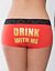 Drink with Me cotton boyshort panty by Cacique
