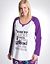 Lucky embellished sleep top