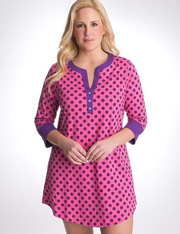 Polka dot sleep tee