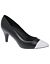 Wide Width Pointed Cap Toe Pump by Lane Bryant