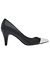 Wide Width Pointed Cap Toe Pump by Lane Bryant